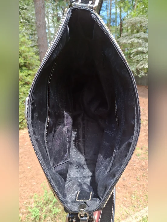 Vintage 90's Etienne Aigner Black Pebbled Leather Minimalist Shoulder Bag - Picture 8 of 15